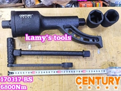 Bộ dụng cụ quay lốp tăng lực mở tắc kê bánh xe tải 1 inch 6800Nm Century 170317-BS