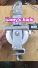 Puly nhôm 1 tấn 115x60mm dày 4.5mm