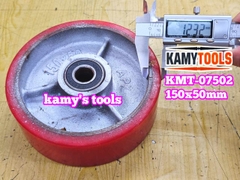 Bánh xe PU mâm gang 150mm 150x50mm Kamytools KMT-07502