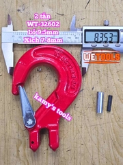 Móc cẩu nối xích chốt lưỡi gà 2 tấn dùng cho xích 7-8mm Wetools WT-32602