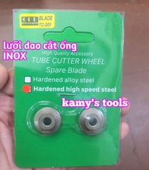 Lưỡi dao cắt ống inox OPT đường kính 17mm sử dụng cho dao cắt ống TC-201 TC-106S và các loại khác chính hãng đài loan