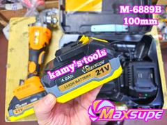 Máy mài góc dùng pin 100mm 21V 2 pin 10 Cell Maxsupe M-6889B