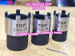 Dụng cụ mở tán nồi côn xe gắn máy 1/2 inch TOP 16mm 19mm 21mm đầu tuýp đầu khẩu mở nồi côn