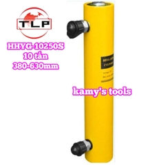 Kích thuỷ lực 2 chiều 10 tấn TLP hành trình 250mm HHYG-10250S chiều cao 380-630mm