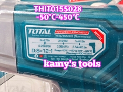 Máy đo nhiệt độ nhiệt kế hồng ngoại Total THIT0155028 -50°C-450°C, không sử dụng cho người trong y tế