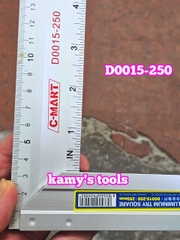 D0015-250 Thước ke góc vuông hợp kim nhôm 250mm C-mart