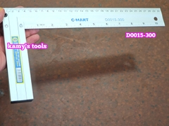 D0015-300 Thước ke góc vuông hợp kim nhôm 300mm C-mart