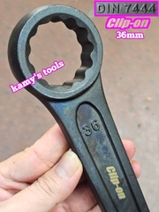 Cờ lê vòng đóng 36mm DIN7444 Clip-On CLO-22036