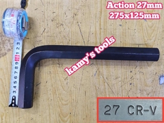 Lục giác đầu bằng thép đen Action 27mm dài 275mm ACHW-2827 KHÔNG LOGO