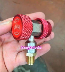 Cặp van nạp ga điều hòa cao áp và thấp áp xe ô tô R134A cao cấp 1 cặp 2 cái