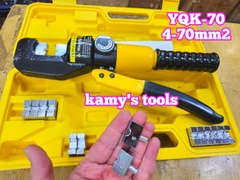 Kìm ép cos thủy lực YQK-70 4-70mm2 Manniu, kìm bấm cos