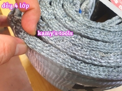 Dây cáp vải cẩu hàng bản dẹp 4 lớp 100mm 8 tấn dài 4m 5m 6m 8m 10m