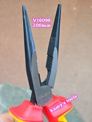 Kìm nhọn cách điện 1000V Tolsen V16098 dài 8 inch 200mm