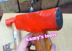 Búa thép đầu lục giác cán gỗ Sơn Tùng Việt Nam