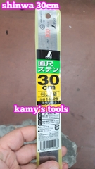 Thước lá Shinwa inox 0-300mm model 14028, thước lá 30cm