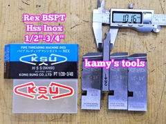 Dao tiện tiện ren ống INOX HSS Rex hiệu Kong Sung KSU 1/2-3/4 inch (21-27mm) hệ ren BSPT