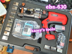 Kìm ép cos thủy lực dùng pin EMEADS EBS-630 ép nhồi, bảng điện tử