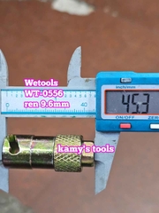 Đầu bơm mỡ ngạnh Wetools WT-0556 ren 9.6mm