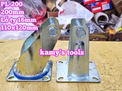 Đế càng cố định và xoay dùng cho bánh xe 200mm PL-200 Kamytools