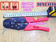 Kìm bấm cos pin tròn rỗng Mahco LY-04WF dài 9 inch 0.5-4mm2