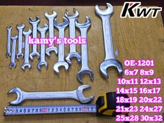 Bộ cờ lê 2 đầu miệng KWT OE-1201 KWT-12 12 chi tiết 6x7-30x32mm