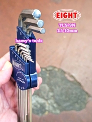 Bộ lục giác bi 9 chi tiết 1.5-10mm Eight TLS-9N