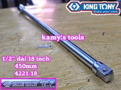 Cần tuýp nối 1/2 inch Kingtony dài 18 inch 450mm 4221-18