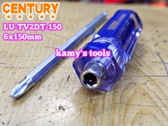 Tua vít 2 đầu cán trong 6x150mm Century LU-TV2DT-150