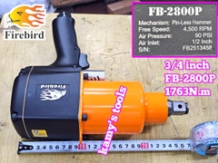 Máy vặn ốc siết tháo mở bulong hơi khí nén Firebird 3/4 inch 1763Nm FB-2800P