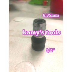 Đầu chuyển từ bu lông 1/2" sang bắn vít 6.35mm kingtony model 414A08S