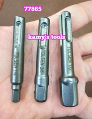 77865 Bộ 3 đầu chuyển khoan đuôi chuôi chân gài 4 rãnh sds plus sang bắn tháo mở bulong tuýp 1/4 3/8 1/2 inch Tolsen