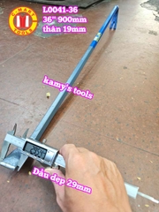Xà beng đầu dẹp đầu nhổ đinh thân lục giác 36 inch 900mm C-mart L0041-36