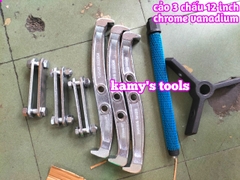 Cảo 3 chấu 12 inch wetools chrome vanadium cao cấp, vam 3 chấu