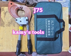 Kìm cắt cáp nhông J75 Manniu cắt đồng nhôm 75mm, kéo cắt cáp J75