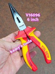 V16096 Kìm nhọn cách điện 1000V Tolsen 6 inch 160mm