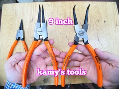 Kìm Mở Phe Asaki 9 inch 225mm Cong Thẳng Bóp Vào Bung Ra AK-8330 AK-8344 AK-8337 AK-8351