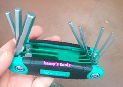 Bộ lục giác và bộ lục giác sao hoa thị xếp gọn bỏ túi 8 cây winshine