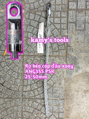 Rọ kéo cáp đầu xoay PSK ANG35S đường kính 25-50mm dài khoảng 1000mm