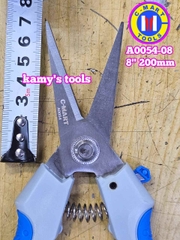 Kéo cắt tỉa cành đa năng mũi nhọn C-mart 8 inch 200mm A0054-08
