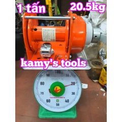 Tời quay tay 1 tấn Nitto nặng 20kg chưa bao gồm cáp