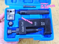 Dụng cụ cảo vam tháo mở cắt, bấm ép, đóng tán lại mắt xích sên 3 trong 1 cao cấp Kamytools CBR-5253