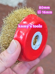 Chén cước bánh cước đánh rỉ sắt dày 3cm đường kính 80mm lỗ 16mm