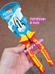Kìm điện cách điện 1000V Total 8 inch dài 200mm THTIP2181