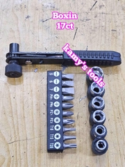 Bộ tuýp vít tự động đảo chiều Boxin 17 chi tiết BX-48405