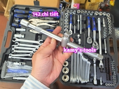 142 chi tiết bộ dụng cụ công cụ đồ nghề bộ tuýp đa năng 3 hệ 1/4 3/8 1/2 inch Yofe