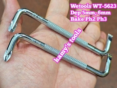 Bộ Tua Vít 2 Đầu Chữ Z Wetools dẹp 5mm 6mm PH2 PH3 model WT-5623
