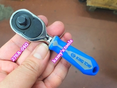 Cần siết tự động 1/4 inch 2 đầu vặn vít vặn tuýp 72 răng Kingtony 276A-04G dài 111mm