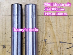 Mũi khoan sắt dài 300mm cỡ 14mm 16mm Wetools WT-233014 WT-233016