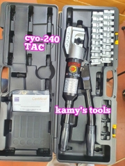 CYO-240 Kìm ép cos thủy lực Tai Cheng TAC ép lục giác 10 tấn 16-240mm2