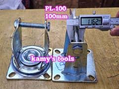 Đế càng cố định và xoay dùng cho bánh xe 100mm PL-100 Kamytools